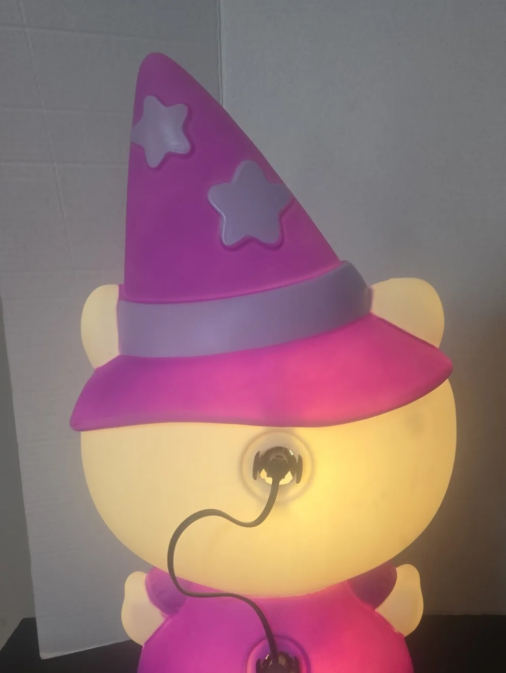Hello Kitty Blow Mold Witch Halloween Lighted Yard Decor Sculpture 22” Plug-in